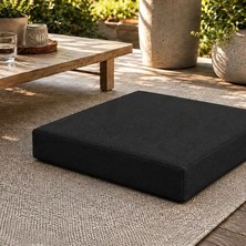Hace Bazaar Kedi Köpek Yatağı Kare Blok Minder · 50 × 50 × 7 cm · Siyah