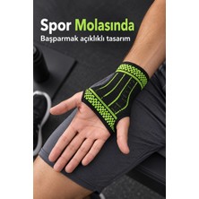 Trendexa Avuç Içini ve Bileği Saran Örgü Sporcu Bilekliği