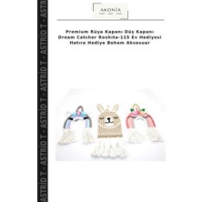 Premium Rüya Kapanı Düş Kapanı Dream Catcher ROSHITA-115 Ev Hediyesi Hatıra Hediye Bohem Aksesuar