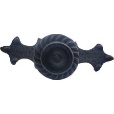 Magicool Rsk Antika Tarz Dekoratif Pirinç Çizgili Düğme - 35X100 Mm, Büyük, Oksit