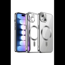 Apple iPhone 15 Kılıf Kross Magneticsafe Kapak - Gümüş