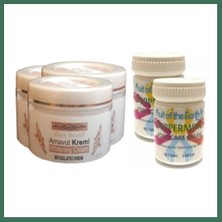 Bezos Hintohu Three Brand 100ML Arnavut Aklıkkremi 3AD+FOOT Carecream 50ML Ayakbakımkremi Naneferahlığıve Bss