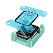 Pratik Ev Ekran Koruyucu — Apple ile Uyumlu Watch 10/11 Serisi 42 mm Polymer Nano + Kolay Uygulama Aparatlı