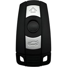 Pratik Ev Anahtar, Autohan Keys Bmw E60 E90 E63 E70 E87 Serisi Için 3 Tuşlu Boş Kabı, Siyah Kumanda Kasası