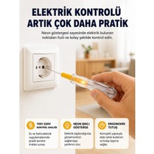 Hace Bazaar 110-220V Elektrik Test Kalemi Korozyona Dayanıklı Nikel Kaplamalı