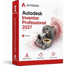 Autodesk Inventor Professional 2027 (Windows) - 1 Pc 1 Yıl Full Sürüm - Hızlı Teslimat Serial Kod