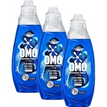 Pratik Ev Çamaşır Deterjanı, Express Fresh Ultra Beyaz Sıvı, 840 ml (3 Paketi)