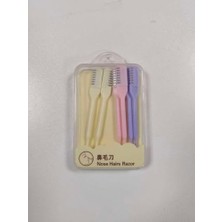 Pratik Ev Korumalı Jilet Uçlu Burun ve Kulak Kılı Temizleme Aparatı, Acısız ve Güvenli Tüy Alma Aparatı, Pratik Plastik Kişisel Bakım Aracı, Tek Kullanımlık/uzun Ömürlü Manuel Düzeltici