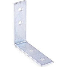 Pratik Ev Mobilya Dolap Köşe Bağlantı Sabitleme L Demir Gönye 45X45X15 mm (10 Adet)