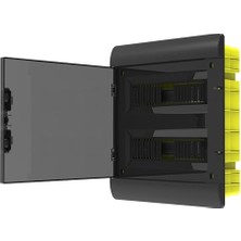Pratik Ev Sigorta Kutusu 24'lü Sıva Altı Sigorta Kutusu IP40 33 x 37 x 10.7 cm Poli 015