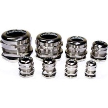 Pratik Ev Pirinç Kablo Rakoru (Nikel Kaplı) Pg-9/4-8 mm 5 Adet