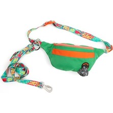 Pratik Ev Human Handsfree, Free Bag – Eller Serbest Köpek Gezdirme Bel Çantası + Ayarlanabilir Kayış, Geri Dönüştürülmüş Malzeme, Güvenli & Şık Tasarım, Yeşil