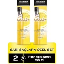 aklow akyoleticaret Sarı Saçlara Özel Renk Açıcı Sprey 100 ml 2'li P06177