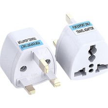 aklow akyoleticaret Adaptör — Kuzey's Store Türk Fiş/prizini Ingiliz Prize Çevirici, 250V Type-G Uk Priz Dönüştürücü, Hac Umre ve Seyahat Için Çevirici, Beyaz
