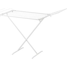 aklow akyoleticaret Çamaşır Kurutma Askılığı, Beyaz, 173X57X103 cm