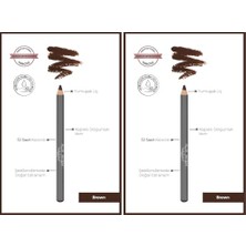 aklow akyoleticaret Kaş Kalemi Eyebrow Pencil Brown (2 Paketi)