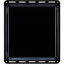 Kazan Hobi Ankastre Emaye Fırın Tepsisi 42,2X37,5X2 cm Bosch Siemens Beko Arçelik Vestel Profilo Uyumlu Siyah Renk