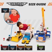 aklow akyoleticaret B WH1012Z Mikro Bulldozer Tırmık, Çok Renkli, Kürek ve Gerçekçi Ses - 3 Yaşından Büyük Çocuklar Için Kamyon ve Inşaat Oyuncakları