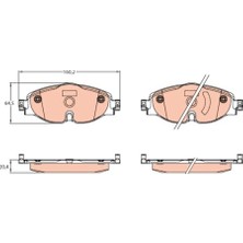 aklow akyoleticaret Fren Balatası Ön Vw Caddy Iv 1.0-1.2-1.4 Tsi 15,1.6-2.0 Tdı 15, Passat 1.4 Tsi 14,1.6-2.0 Tdı 14, Tiguan 1.4 Tsi 16-18,2.0 Tdı 16,1.6 Tdı 16-20 GDB2143