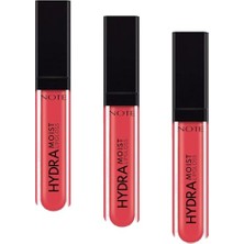 aklow akyoleticaret Lipgloss, Cosmetics Hydramoist, Nemlendirici Dudak Parlatıcısı - 06 It's Fantastic - Pembe (3 Paketi)