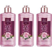 aklow akyoleticaret Gül Suyu Pet Şişe 350 ml * 3 Adet
