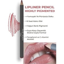 Kazan Hobi Uzun Süre Kalıcı Dağılma Yapmayan Nemlendirici Dudak Kalemi - Lipliner Kalem 07 Spicy Rose