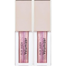 Kazan Hobi Lipgloss, Maxivolumizer, 207 - Rosy Violet - Kalıcı ve Nemlendirici Ruj - Dolgunlaştırıcı Etki (2 Paketi)