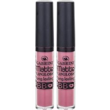 Kazan Hobi Matte Lipgloss Mat Dudak Parlatıcısı (No: 2) (2 Paketi)