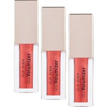 Kazan Hobi Lipgloss, Maxivolumizer, 217 - Pomegranate Blossom - Kalıcı ve Nemlendirici Ruj - Dolgunlaştırıcı Etki (3 Paketi)
