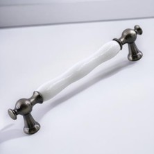 Kazan Hobi Dolap, Aruh Porselen Antik Nikel Kulp 160 mm Mobilya Çekmece Mutfak Dolabı Kapak Kulpları Kulb Kulpu