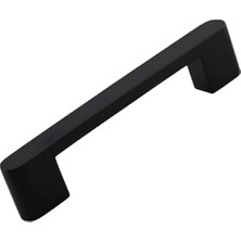 Kazan Hobi Dolap, Uhud Kulp 96 mm Siyah Metal Mutfak Mobilya Çekmece Mutfak Dolabı Kulpları Kapak Kulbu 9.6 cm