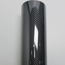 Kazan Hobi 5d Siyah Karbon Fiber Folyo Kendinden Yapışkanlı Üst Kısmı Koruma Jelatinli Kuvvetli Yapışkan Hava Kanallı Ultra Parlak Özel Kırılmaz Ezilmez Postüplü Ambalajında Gönderim (152CMX1METRE)