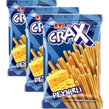 Kazan Hobi Eti Crax Peynirli Çubuk Kraker 80 G x 17 Adet (3 Paketi)