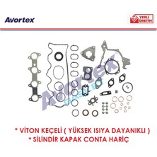 Avortex TAKIM CONTA FİAT DOBLO 1 2001-2010 PUNTO 2 99+ PALİO ALBEA SİENA 1,9D VİTON KEÇELİ 71715698