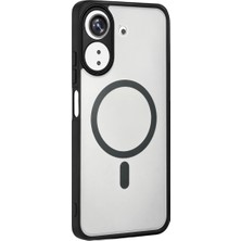 aklow akyoleticaret Redmi 13C Loji Magsafe Kapak - Siyah