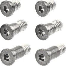 Kazan Hobi Kapak — MacBook Pro 13 Inç Alt Vidaları Screw Set, A1708 A2159 A2289 A2338 M1 M2 Uyumlu, Pentalobe P5 Yedek Vida, Gümüş & Uzay Grisi Yedek Parça Gümüş