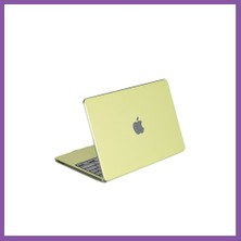 Bezos MacBook Neo Şeffaf Macbook Kapak - Yeşil Bzoshb