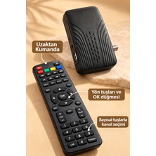 Toyigoo HDMI Kablolu ve Adaptörlü Hd Uydu Alıcısı - Lisinya