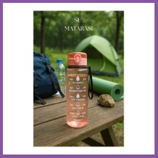 Bezos Suluk & Su Şişesi & Sporcu Matara Turuncu 1000 ml Bzoshb