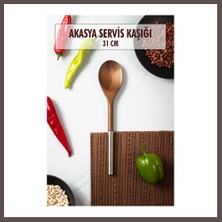 Bezos Akasya Servis Kaşığı & Sunum Kaşığı ECO123