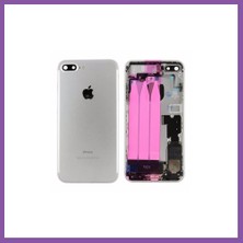 Bezos iPhone 7 Plus Uyumlu Full Dolu Kasa (Gümüş) Bzoshb