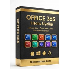 Microsoft Office 365 Pro 5 Cihaz Süresiz Kullanım - Windows, Ipad, Tablet, Macos, Android, Ios, Macbook