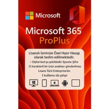 Microsoft Office 365 - 2025 Dijital Lisans Anahtarı Key - Hızlı Teslimat Key Hesabı 1 Yıl - Ms Windows 10 ve 11 Pro & Home / Mac / Ios / iPad / Android Uyumlu