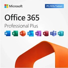 Microsoft Office 365 Professional Plus 2026 Lisans Üyeliği - Word, Excel, Outlook, Powerpoint, Onenote
