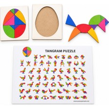 Yaho Oyuncağın Doğal Hali Ahşap Tangram