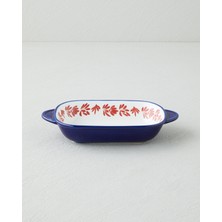 English Home Verlure New Bone China Çerezlik 21X12 cm Bordo