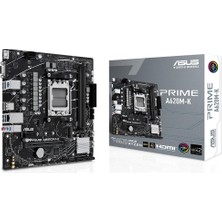 Asus Prime A620M-K 6400MHZ (Oc) Ddr5 Soket Am5 M.2 HDMI VGA Matx Anakart