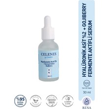 Bezos Celenes Yoğun Nemlendirici ve Cilt Yenileyici Rena Hyaluronic Asit Serum - Fermante Aktif Gojiberry 30 ml ECO123