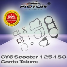 Moton Scooter Gy6 125CC - 150CC Komple Motor Conta Takımı Seti