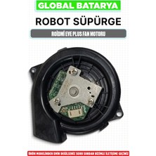 Global Batarya Roidmi Eve Plus Orijinal Fan Motoru Vakum Modülü – Çıkma Test Edilmiş